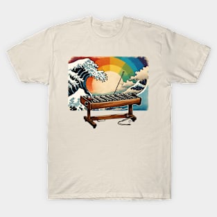 Vintage Retro Vibraphone in the 80s Playing Old Music Vibraphonist T-Shirt